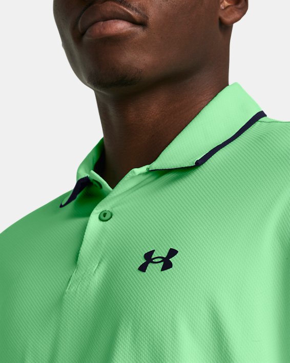 Men's UA Iso-Chill Polo, Green, pdpMainDesktop image number 3
